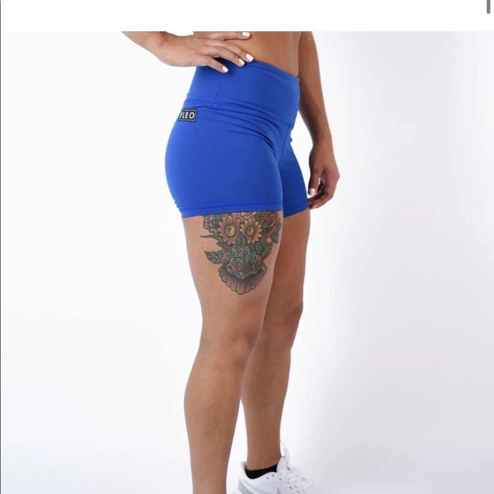 Fleo shorts cobalt power high rise